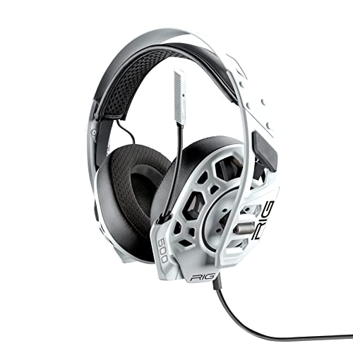 Nacon RIG 500 Pro Ha ブラックヘッドセット(PS5/PS4/Xbox/Switch/PC)。