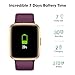 Fitness Tracker Watch with Heart Rate Monitor, Large Screen Activity Tracker with Pedometer, Sleep Monitor, Calories & Step Counter, 5ATM Waterproof Smart Watch for Women Men Fitness Watch for Sports