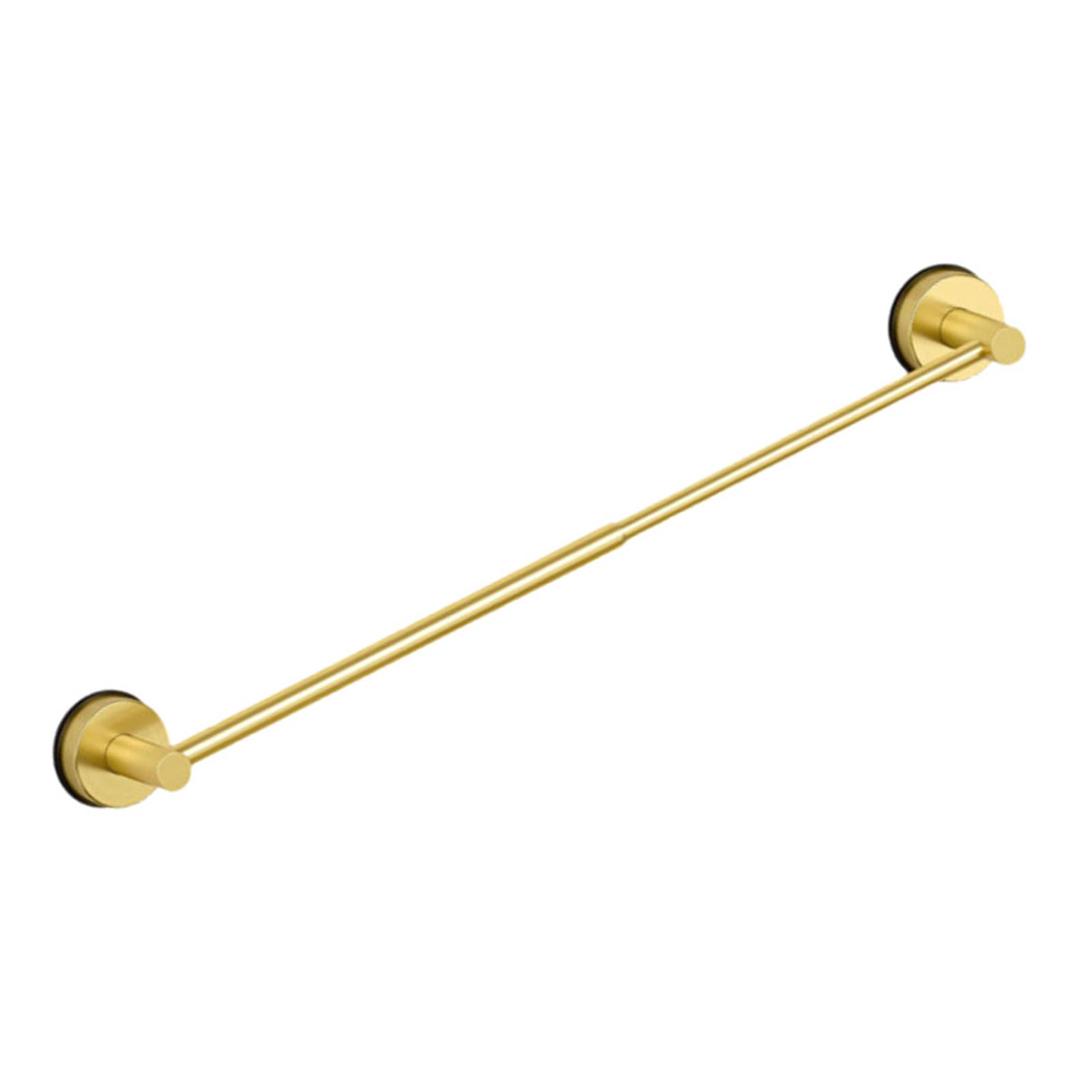 Multifunction Extendable Steel Towel Rack Not Holes Required Strong & Elegant Stand for Bathroom Wall Mounting Wall Mounted Extendable Towel Track
