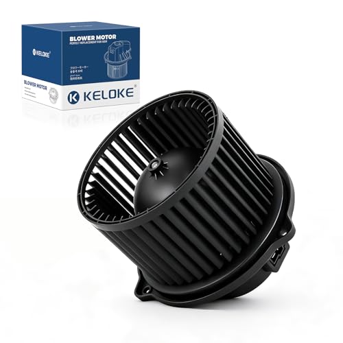 Image of KELOKE Front HVAC Heater Blower Motor Fan Compatible with Kia Soul 2014 2015 2016 2017 2018 2019 L4 1.6L /2.0L Hatchback, with Fan Cage, Replace# 700300 97113B2000