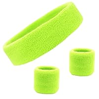 Algopix Similar Product 9 - Kenz Laurenz Sweatband Set Cotton