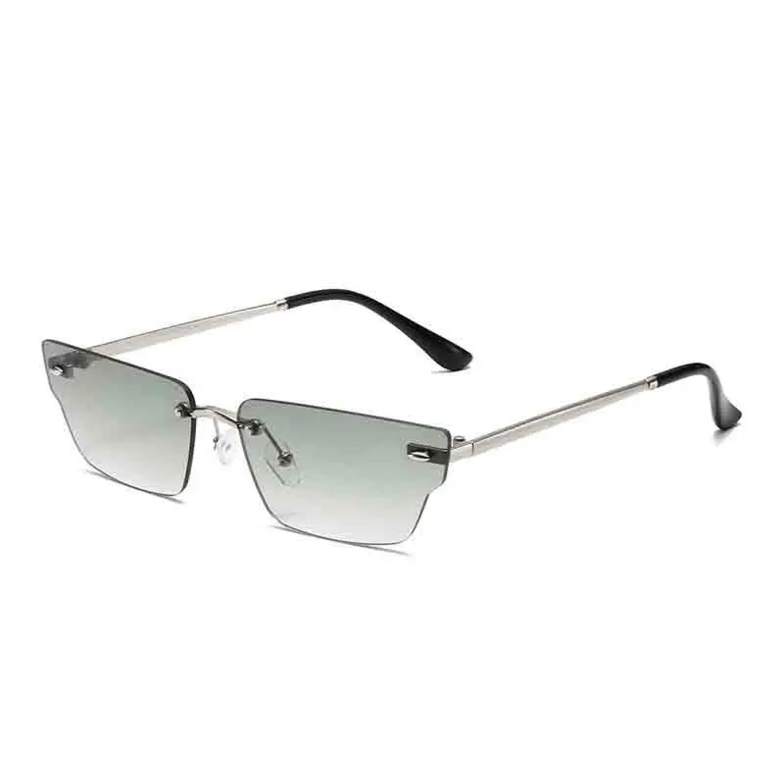Lunettes de soleil rétro irrégulières de créateur chic punk - 8