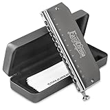 Conjurer Harmonica chromatique à 12 trous avec bouche en do avancé pour professionnels, débutants et adultes comme cadeau