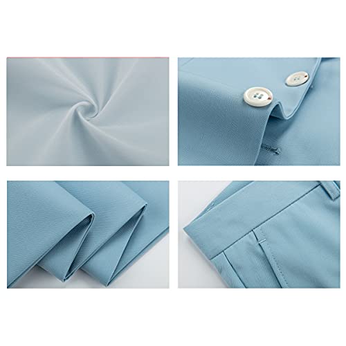 KUDORO Abito da Uomo 2 Pezzi Slim Fit Abito