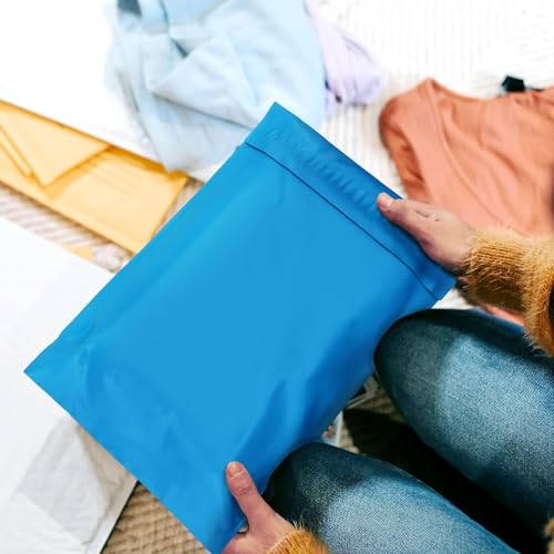 Image of Poly Mailers Shipping Bags with Strong Adhesive, Waterproof Mailing Bags for Clothing, T-Shirts, and Small Business Shipping