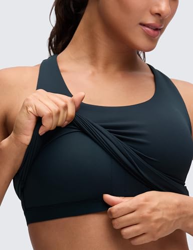 Image of CRZ YOGA Butterluxe Racerback Tank Tops | Light Support, Built in Bra, Removable Pads, Yoga, Extremely Soft, Scoop Neck, for Women