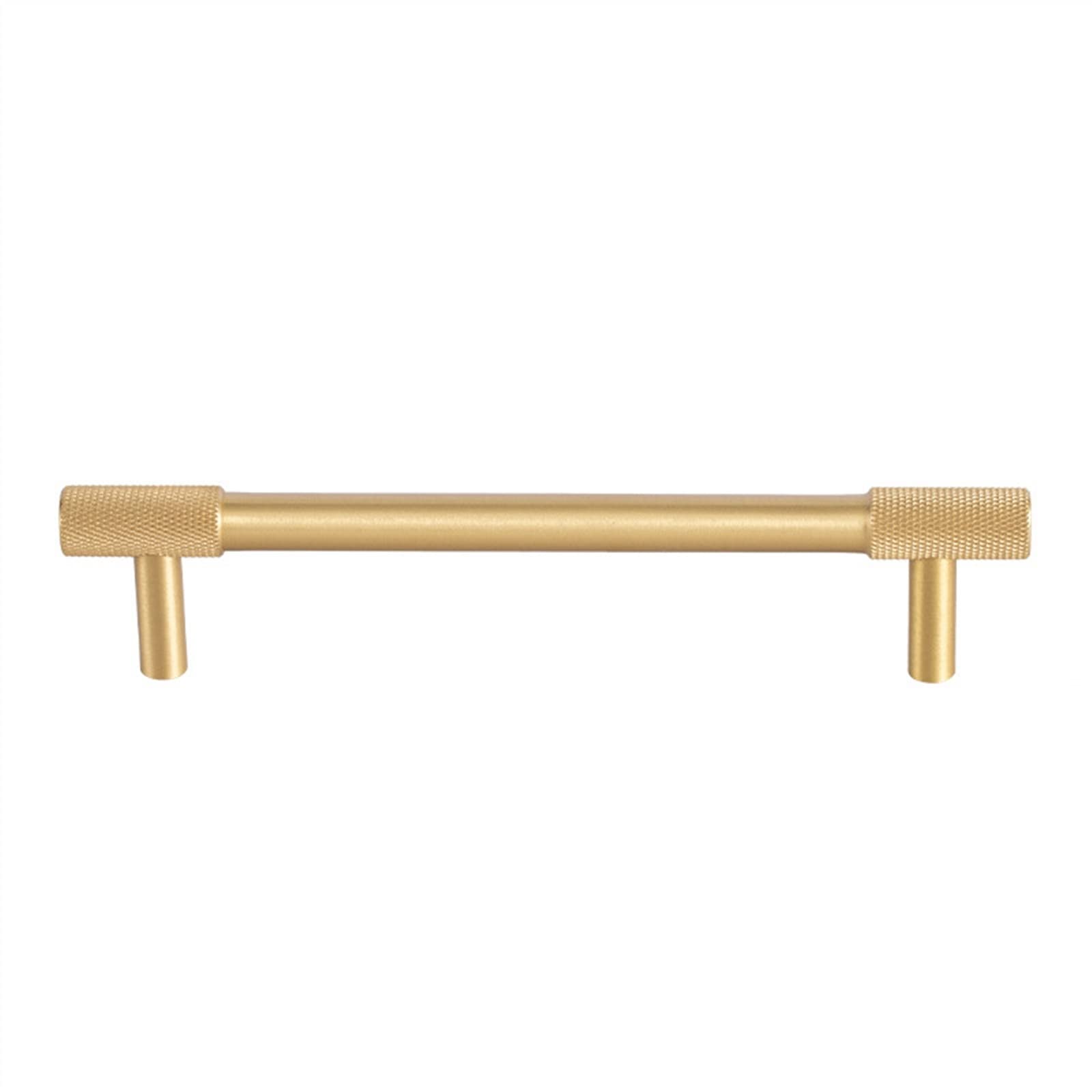 Poignée en cuivre massif moleté AMUCK 160mm pour donner du cachet à vos meubles