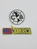 Generic America Mexico Club Aguilas Liga MX Soccer Embroidered Iron-on Patches Set 2 PCS, RXANER14