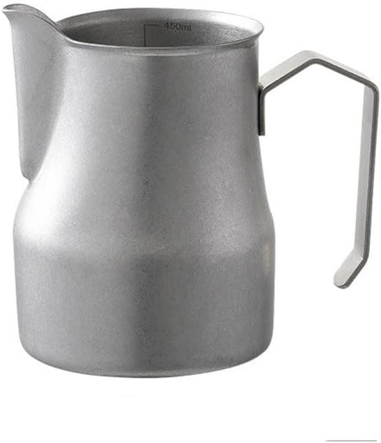 Milk Frothing Pitcher Thickened Flower Cup Milk Froth Mug for Coffee Latte Art(Colour 1,350ml)