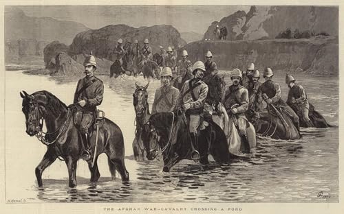 Cuadro el cruce de caballería afgana de John Charlton para decorar el salón
