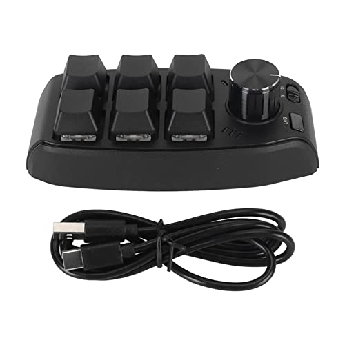 Mini Clavier Interrupteur Rouge pour Bureau et Studio Créatif Multimédia BT