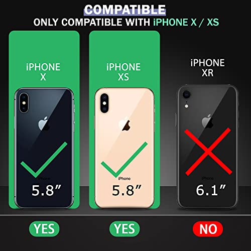 Image of TheGiftKart Liquid Silicone Back Cover Case for iPhone X /XS | Soft Micro-Fibre Lining Inside | Camera & Screen Protection | Shockproof Back Cover Case for iPhone X /XS (Silicone, Black)