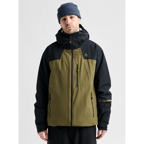Image of Burton Men's Reserve 2-Layer Insulated Jacket - Waterproof Winter Snowboard Jacket with Helmet Compatible Hood
