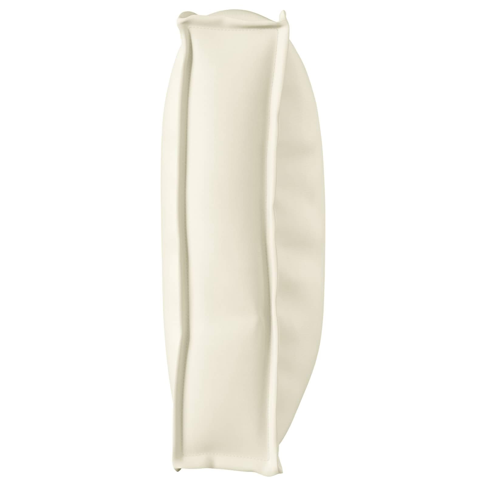 vidaXL Cojín Crema 120 x 60 x 12 cm Tela Oxford, Cojín de Sala Moderno y Lujoso, Rectangular, Resistente al Agua, cómodo para Todos los Espacios, Tanto Dentro como Fuera