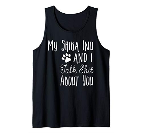 Cute Funny Shiba Inu Owner Gift - Shiba Inu Dog Lover Gift Tank Top
