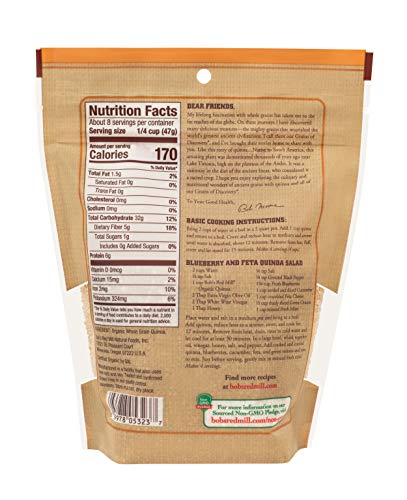 Bob's Red Mill Organic White Quinoa, 13oz (5 Count) - image 3