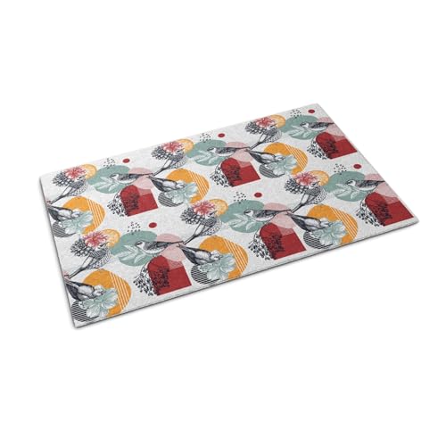 Paillasson balcon entrée extérieur Tulup 60x40 tapis antidérapant résistant intempéries - 2