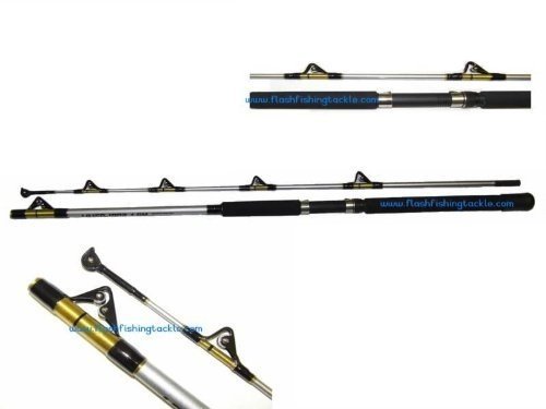 FFT 2 SECTION 6' OR 7' ALL ROLLER EYE 20/50lb BOAT FISHING ROD (6'(1.9m))
