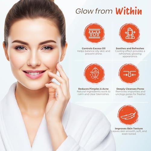 Image of Nisha Papaya Multani Mitti for Face 100g | Fuller's Earth Powder | Natural Oil Control, Acne & Tan Removal | Skin Brightening Face Pack