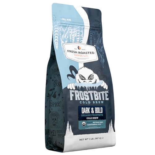 Fresh Roasted Coffee, Organic Dark & Bold Frostbite Cold Brew
