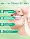 60 Stück Interdentalbürsten Weiche Silikon Zahnzwischenraumbürsten Zahnstocher-BürsteTragbare Interdentalreiniger mit Box Dentalbürsten gebogene Form Bürsten für empfindliches Zahnzwischenräume
