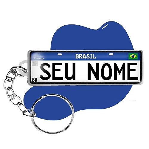 Chaveiro personalizado - Placa de carro