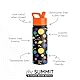 Simple Modern Trinkflasche Kinder mit Strohhalm | Sport Isolierte Edelstahl-Kindertrinkflasche für Kleinkinder Jungen und Mädchen | Summit | 530ml | Solar System