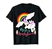 T-shirt original Team Squishy Forever Unicorn Squishy Rainbow T-Shirt