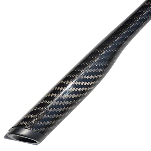 LureSport Carbon 3K Woven Triangle Butt 33cm Grip Rod Building Component Handle Rod Repair DIY Blank Accessory (Glossy Paint)