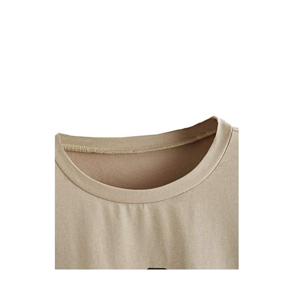 SOLY-HUX-Womens-Casual-Letter-Print-Tee-Half-Sleeve-Loose-T-Shirt-Top SOLY HUX Women's Graphic Oversized Tees Letter Print Summer Tops Vintage Half Sleeve Loose Casual T Shirts Beige/Black M