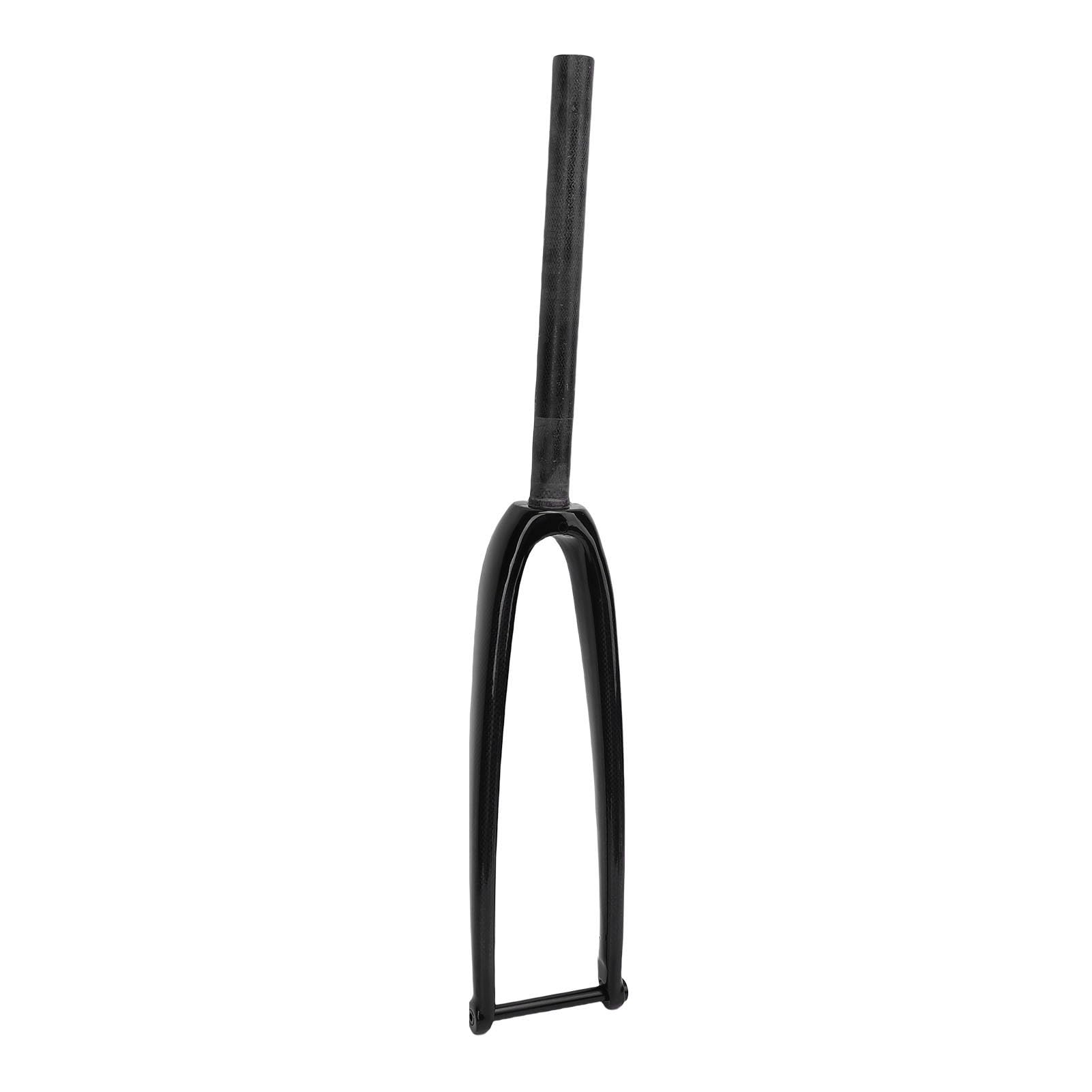 Horquilla Delantera para Bicicleta de Carretera, Horquilla Delantera para Bicicleta con Freno de Disco de Fibra de Carbono 28C Eje pasante 3K Brillo para Montar