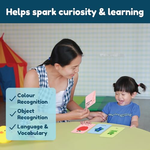 Image of Cottage of Colours, Flash Cards for Toddlers, Educational Montessori Toys, Preschool Learning with a Color Wheel Spinner, Explore Fruits, Vegetables, Bugs Birthday Gifts for Kids 2,3,4 Years