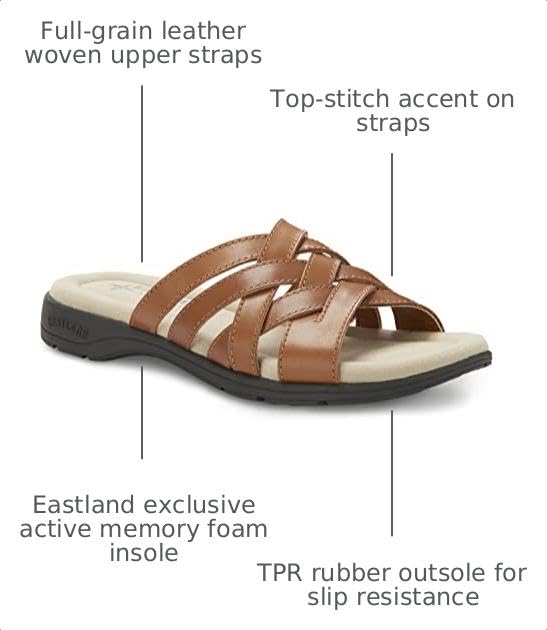 Image of Eastland Women's Hazel Slide Sandal | Casual Sandals