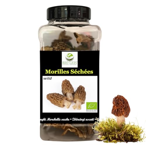 Morcheln 50 g I Morcheln 3-5 cm I Klasse A aus Wildsammlung I Getrocknet I Bio Leis