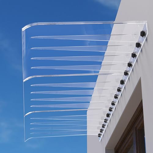 Protection contre la pluie auvent de balcon extérieur transparent - 2