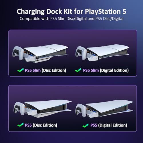 Socle horizontal PS5 NexiGo de haute stabilité pour manette Edge - 5