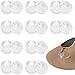 10 paia di protezioni per dita dei piedi in silicone per infradito, cuscinetti in morbido gel, riducono l'attrito e il dolore, trasparenti, anti-usura, per donne e uomini immagine