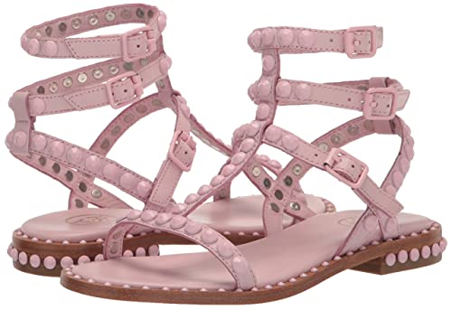 Image of Ash Play Bis Tonal-Studded Flat Sandal for Women, Chic Open-Toe Design, Comfortable Footbed, Durable Sole, Ideal for Casual Outfits