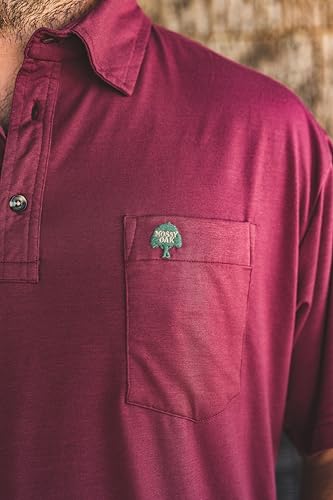 Mossy Oak Tombigbee Lightweight Bamboo Viscose Polo Shirt for Men4