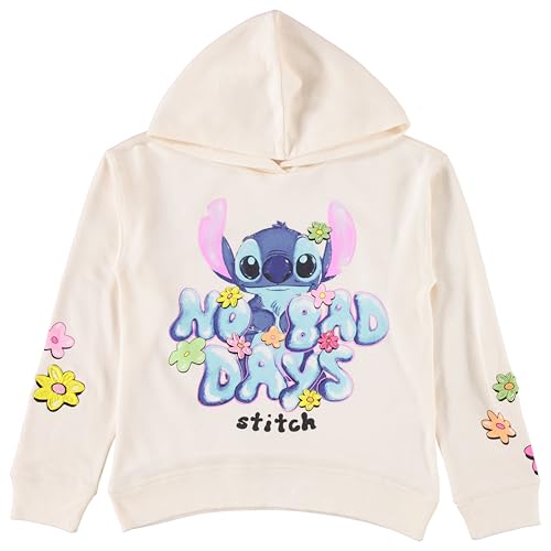 Image of Disney Girls Lilo & Stitch Clothing Set - Stitch Sweatshirt Hoodie and Jogger - 2-Piece Outfit Set - Sizes 4-16