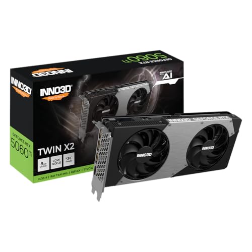 Inno3D GeForce RTX 5060 Ti Twin X2 8GB GDDR7 Reflex 2 RTX AI DLSS4