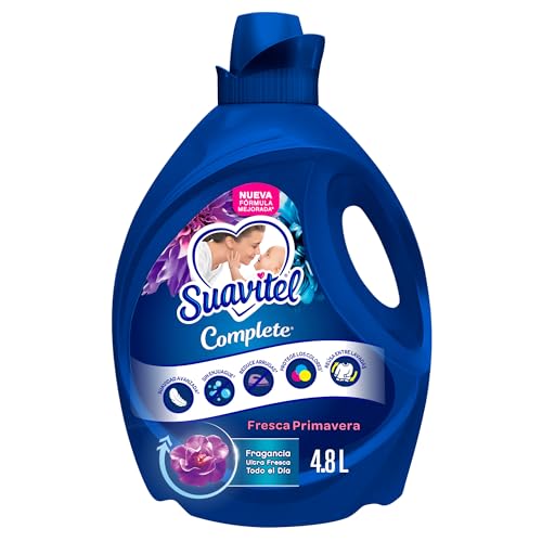 El Mejor Listado de secadoras de ropa en oferta . 48 Suavitel Suavizante de Ropa Complete Fresca Primavera 4.8 L. Fragancia de Liberación Prolongada, Suavidad Avanzada, Protege los Colores y Reduce Arrugas. Todo en Uno, Sin Enjuague