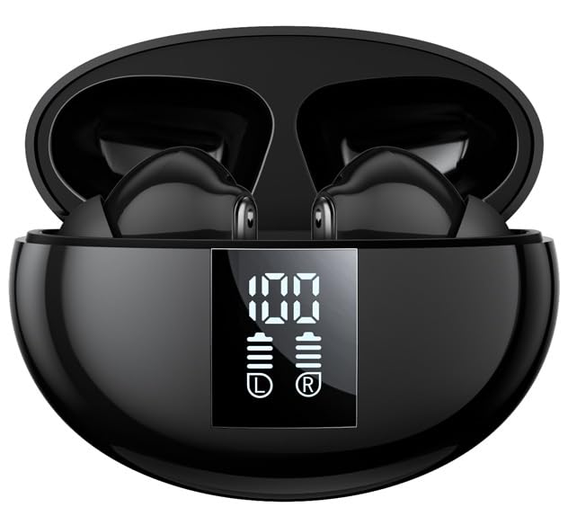 in Ear Headphones Wireless Ear Buds Earbuds Bluetooth 5 3 Touch Sensing Deep Bass Stereo and Noise Cancelling