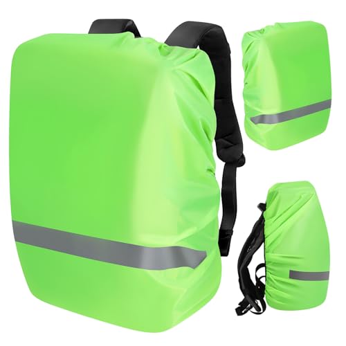 Yardwe Waterproof Backpack Cover Set 3 Pieces Reflective Lightweight Elastic Design for Hiking Travel