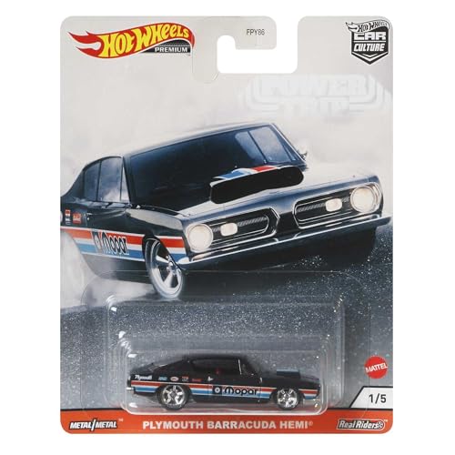Hot Wheels '68 Hemi Barracuda Vehicle escala 1:64 miniatura 1