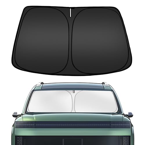 Image of ARISMOTOR Windshield Sun Shade for Hyundai Ioniq 9 Ioniq9 2025-2026 | Custom Fit, Foldable, Front Window Sunshade Sun Visor Protector, Block UV Rays, Keep Car Cooler