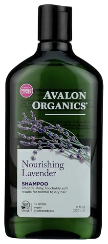 Avalon Organic Botanicals Shampoo, Nourishing Lavender, 11 Fl Oz