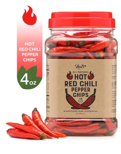 NUTS U.S. – Whole Red Chili Pepper Chips | Spicy Charm | All Natural | Vegan And Non-GMO | No Additives | 4 oz Resealable Jar - Image 4
