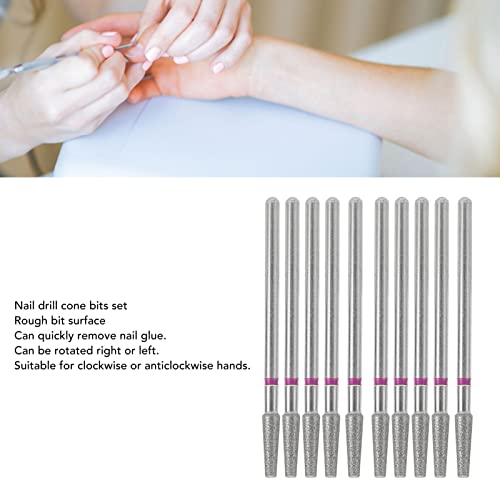Nail Drill Bits 50pcs, Nail Drill Corn Bits Set - Image 2