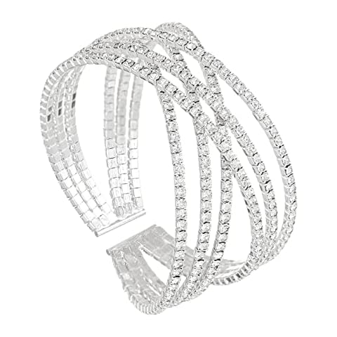 Ecesha Sparkly Rhinestone Cuff Bracelet Cover